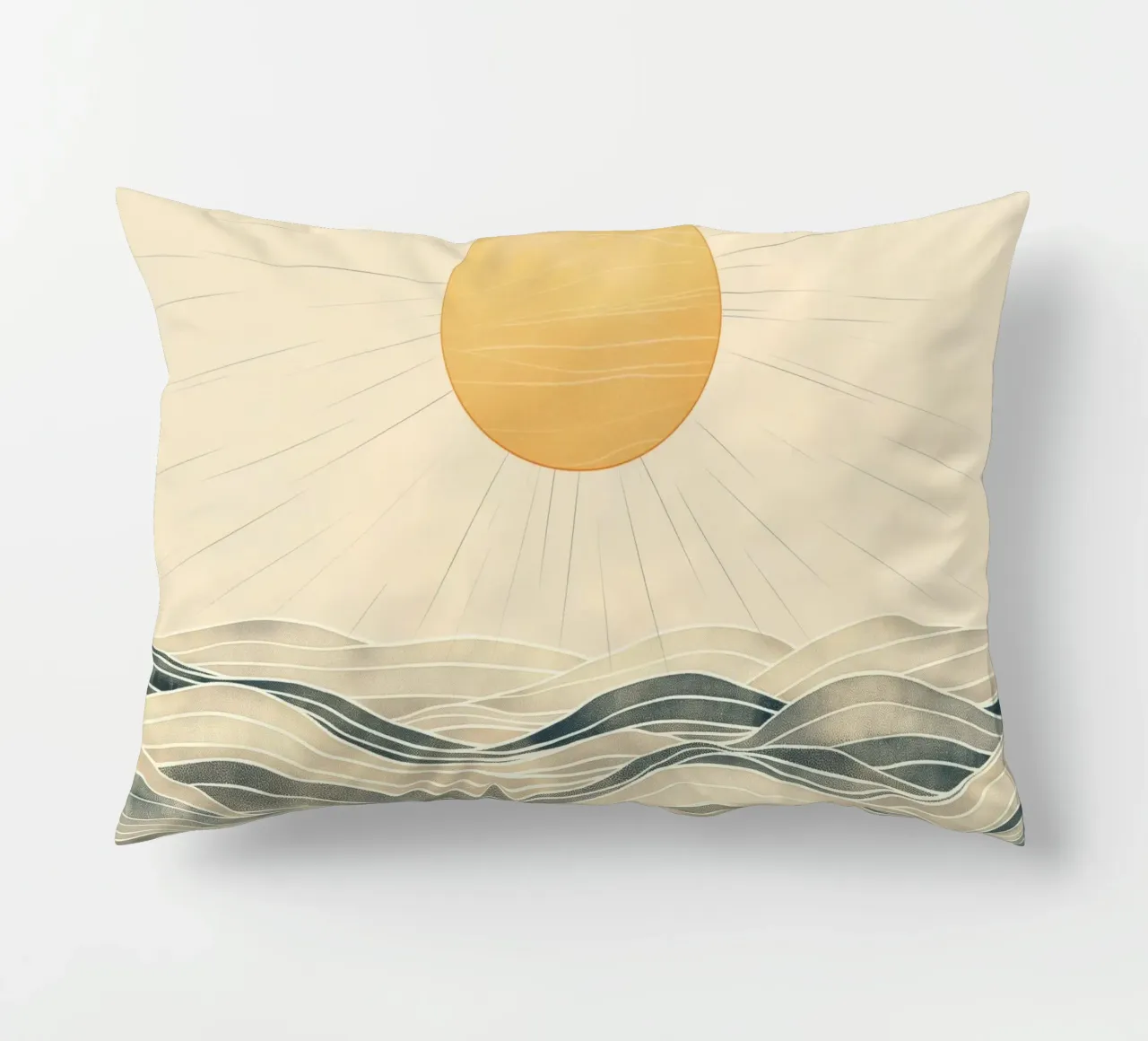 Il sole sul mare cuscino da Imagine