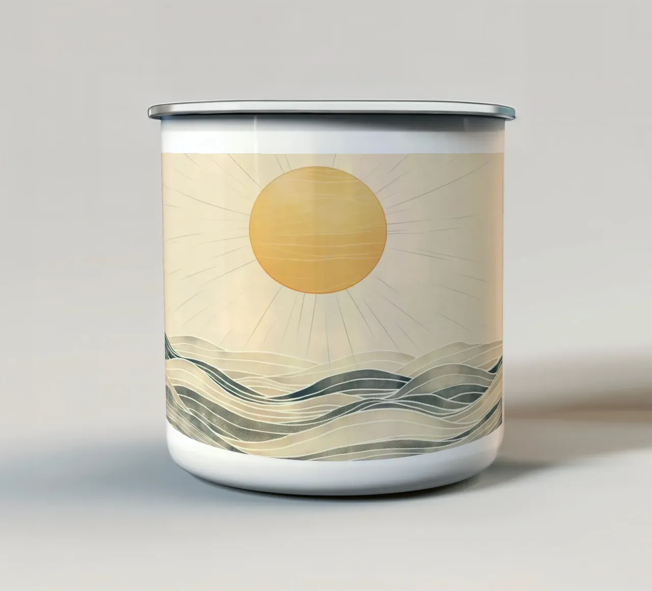 Il sole sul mare tazza in smalto da Imagine