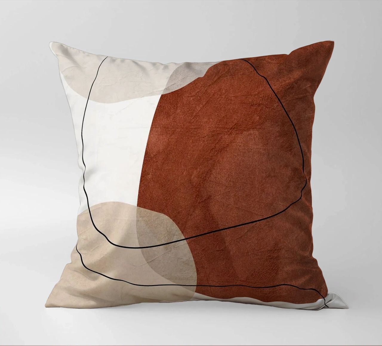 forme astratte linea forme organiche forme geometriche curve cuscino da Gloria A Kifyuk