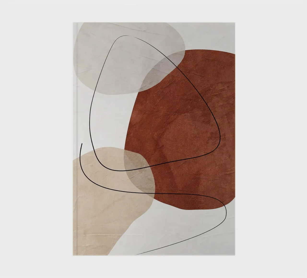 formas abstractas línea formas orgánicas formas geométricas curvas cuaderno de Gloria A Kifyuk