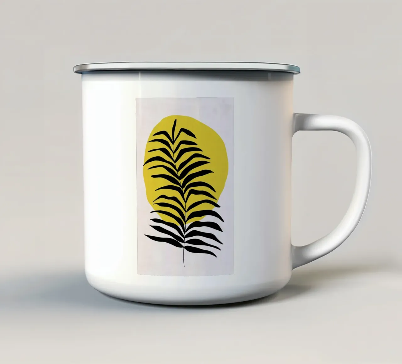 Leaves in the Sun tazza in smalto da Pure