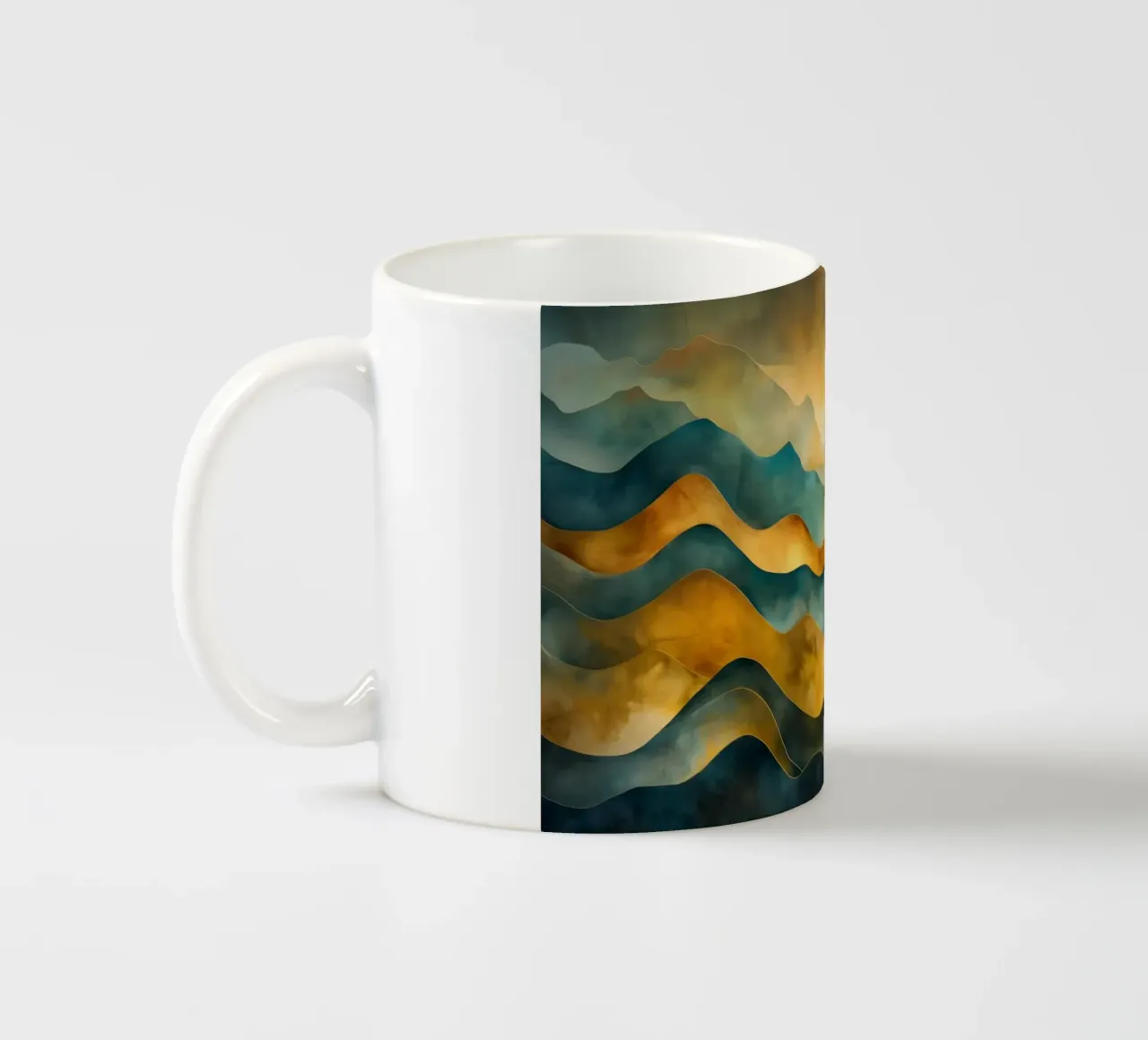 Paesaggio astratto tazza in ceramica da Imagine