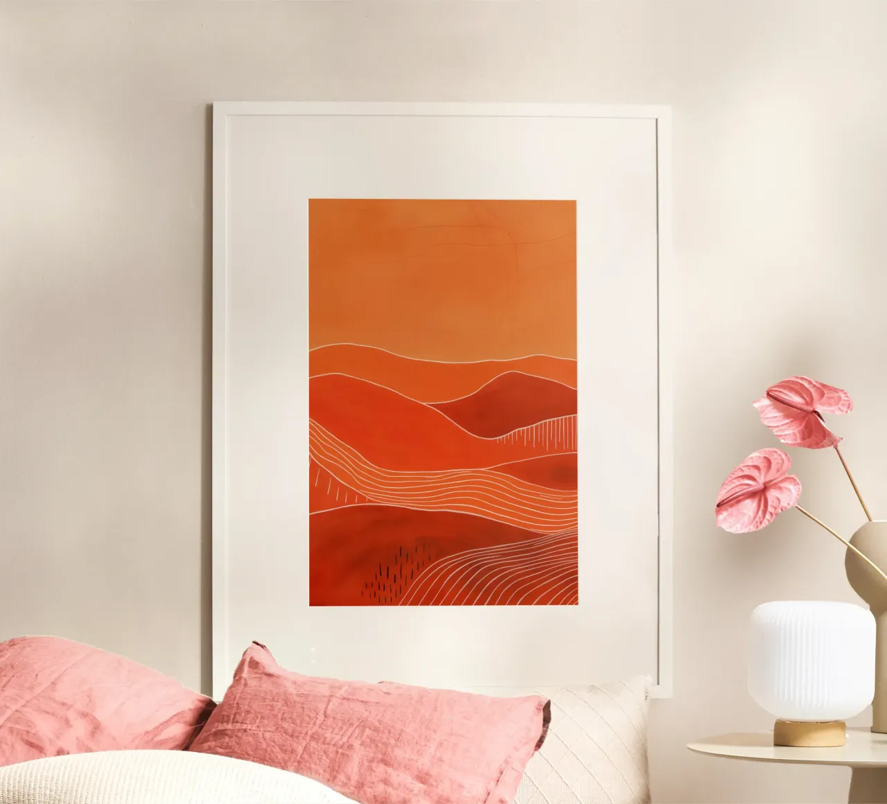 Arte da parete di Imagine poster con telaio in alluminio da Imagine