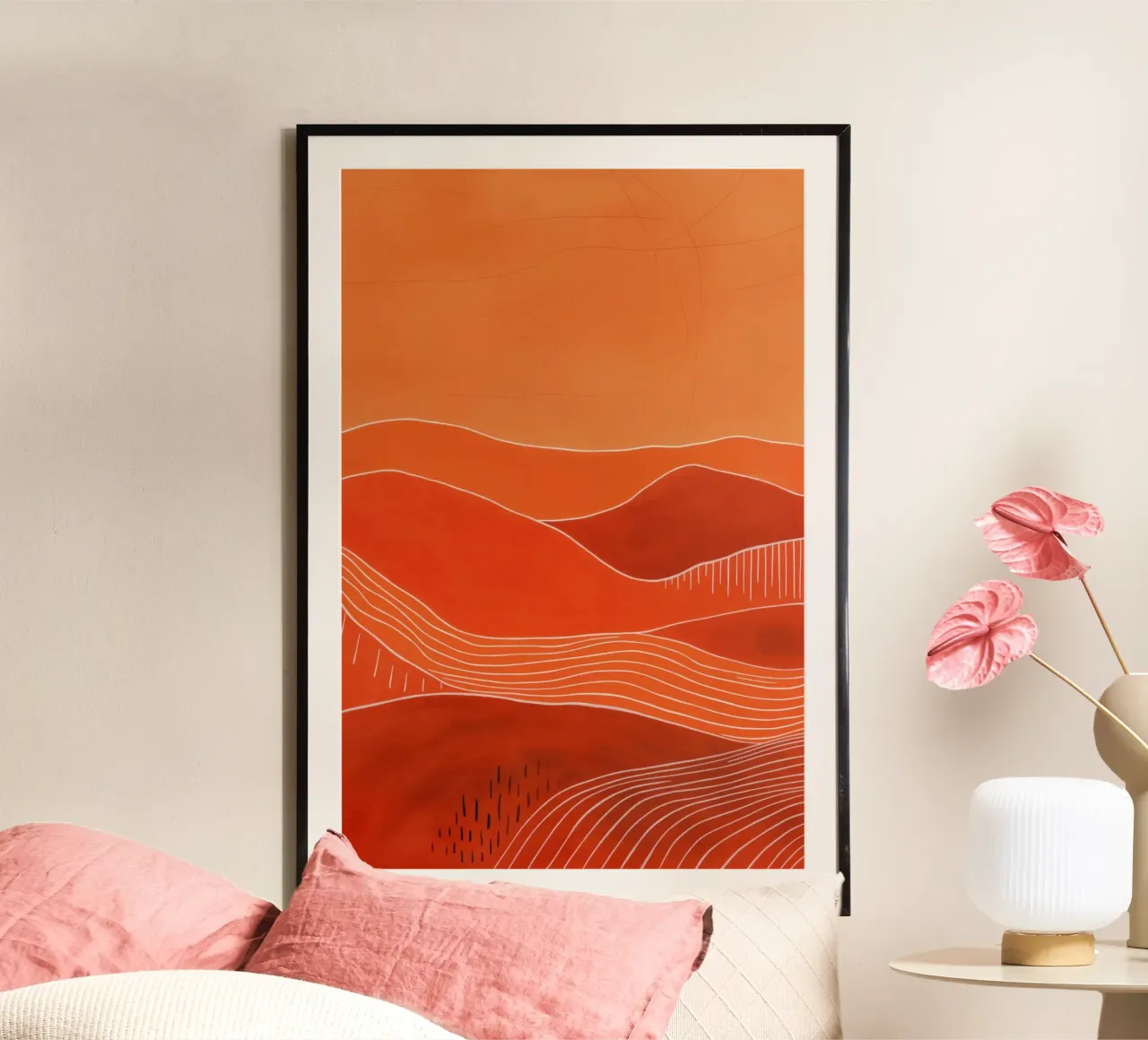 Arte da parete di Imagine poster con telaio in alluminio da Imagine