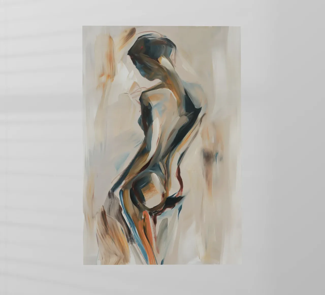 Donna nuda pellicola backlit da Imagine