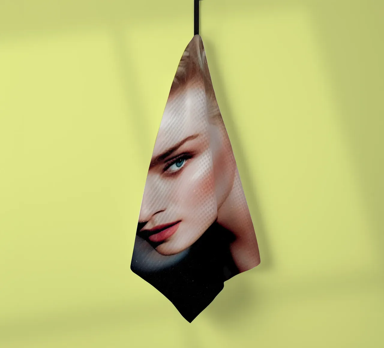 Madonna canovaccio da cucina da Low poly art