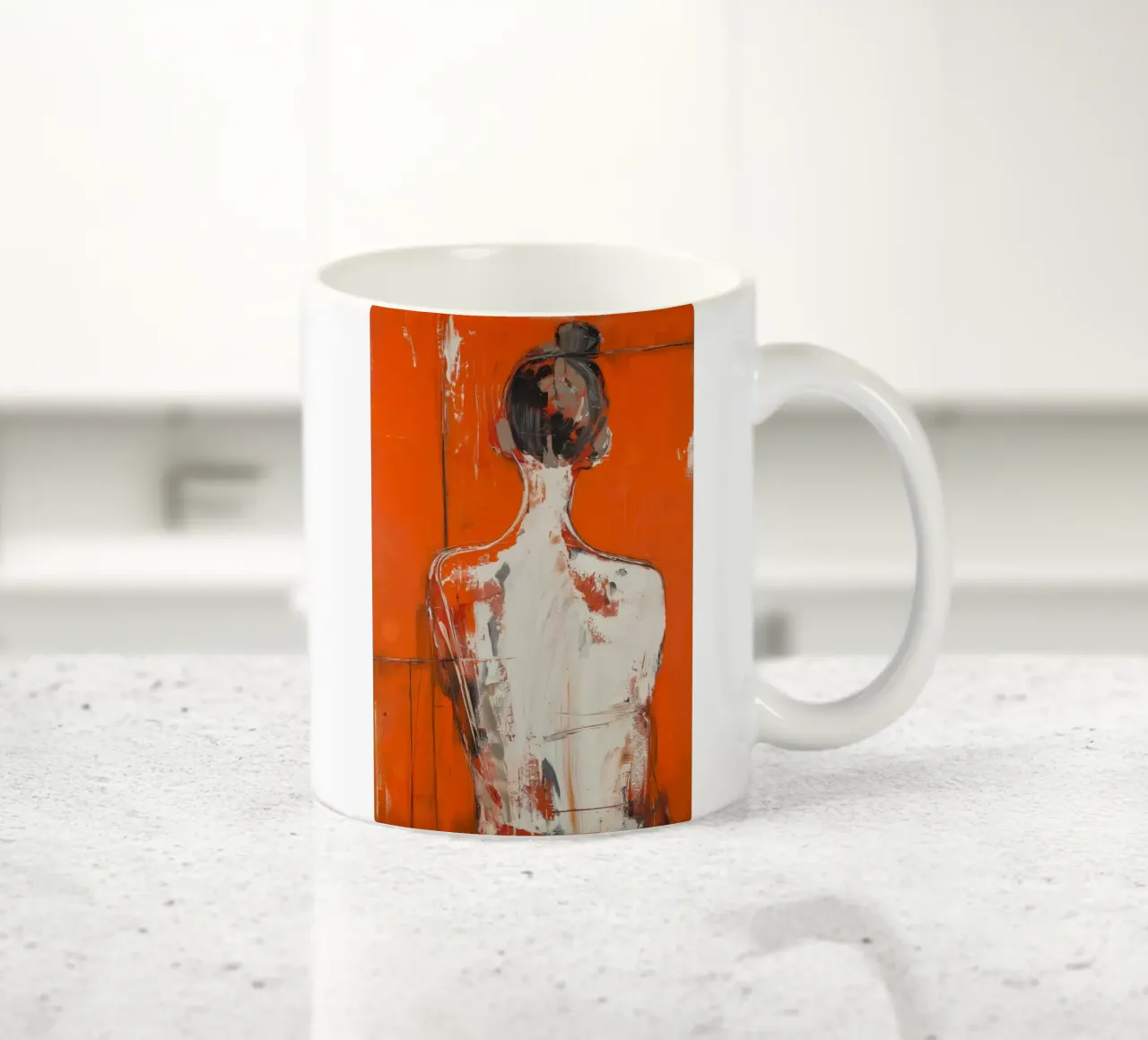 Donna nuda tazza in ceramica da Imagine