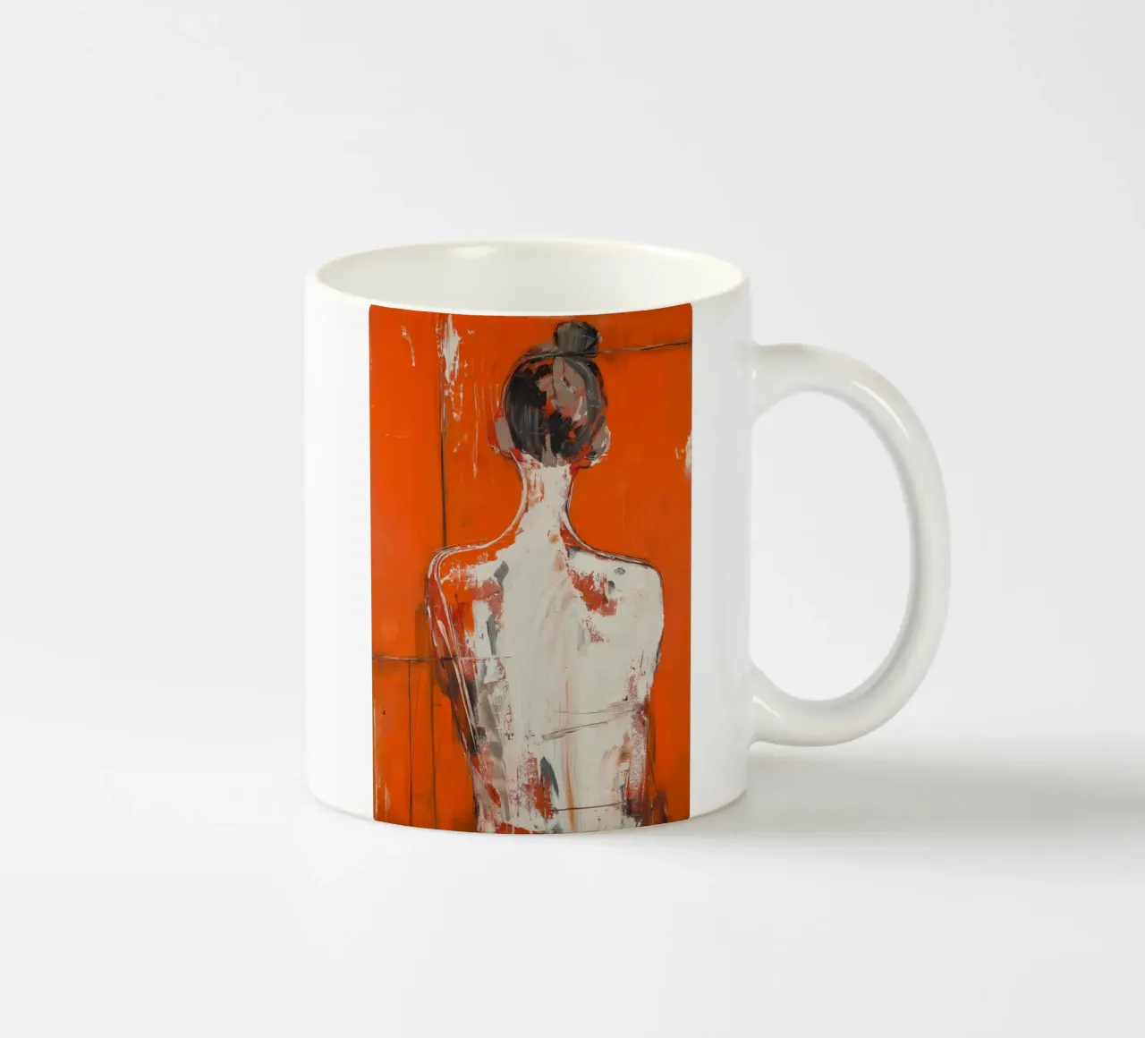 Donna nuda tazza in ceramica da Imagine