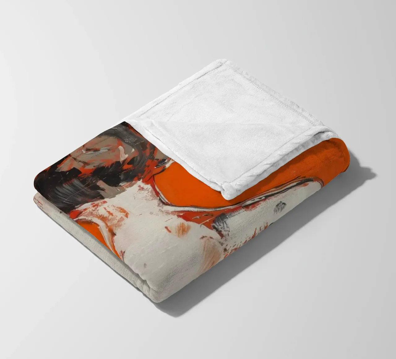 Donna nuda coperta in pile da Imagine