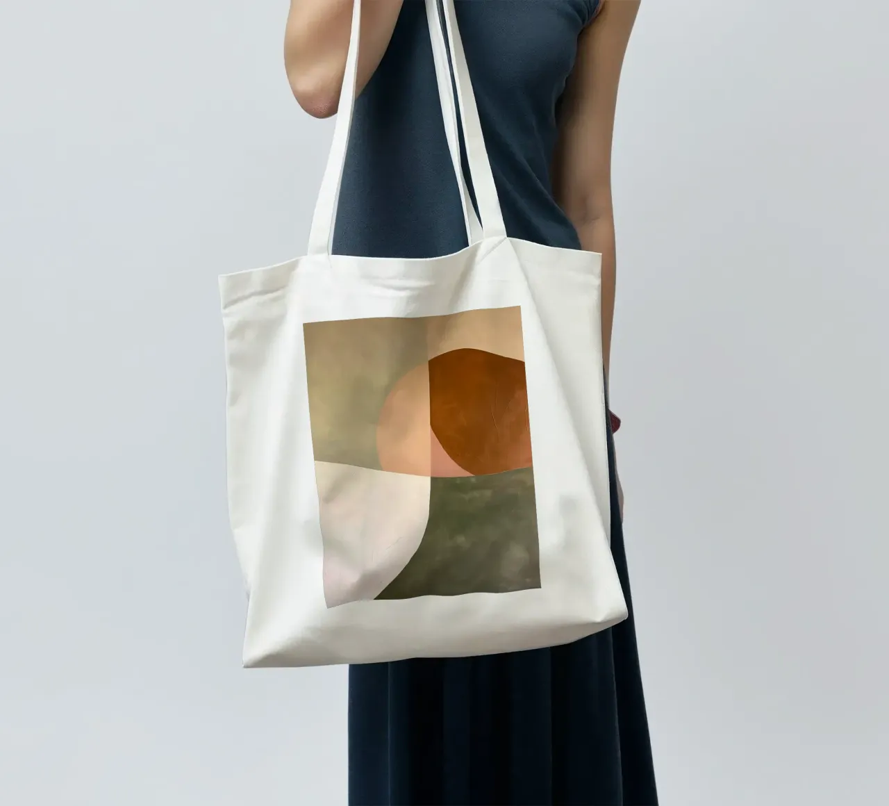Superfici astratte borsa in juta da Imagine