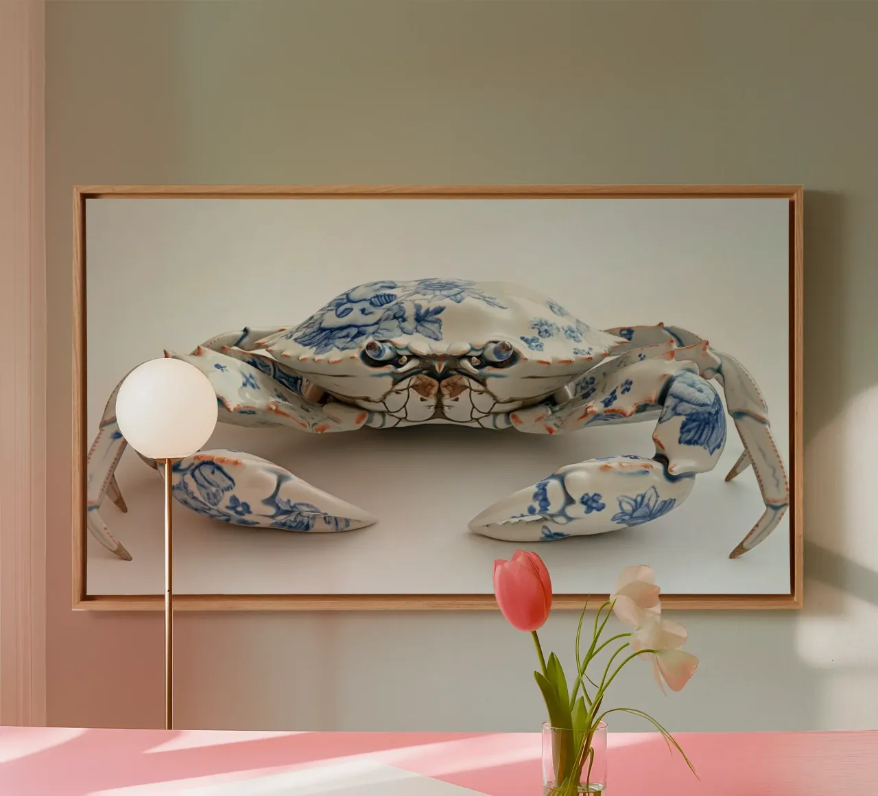 Wandkunst von Imagine Leinwand mit Schattenfugenrahmen von Imagine