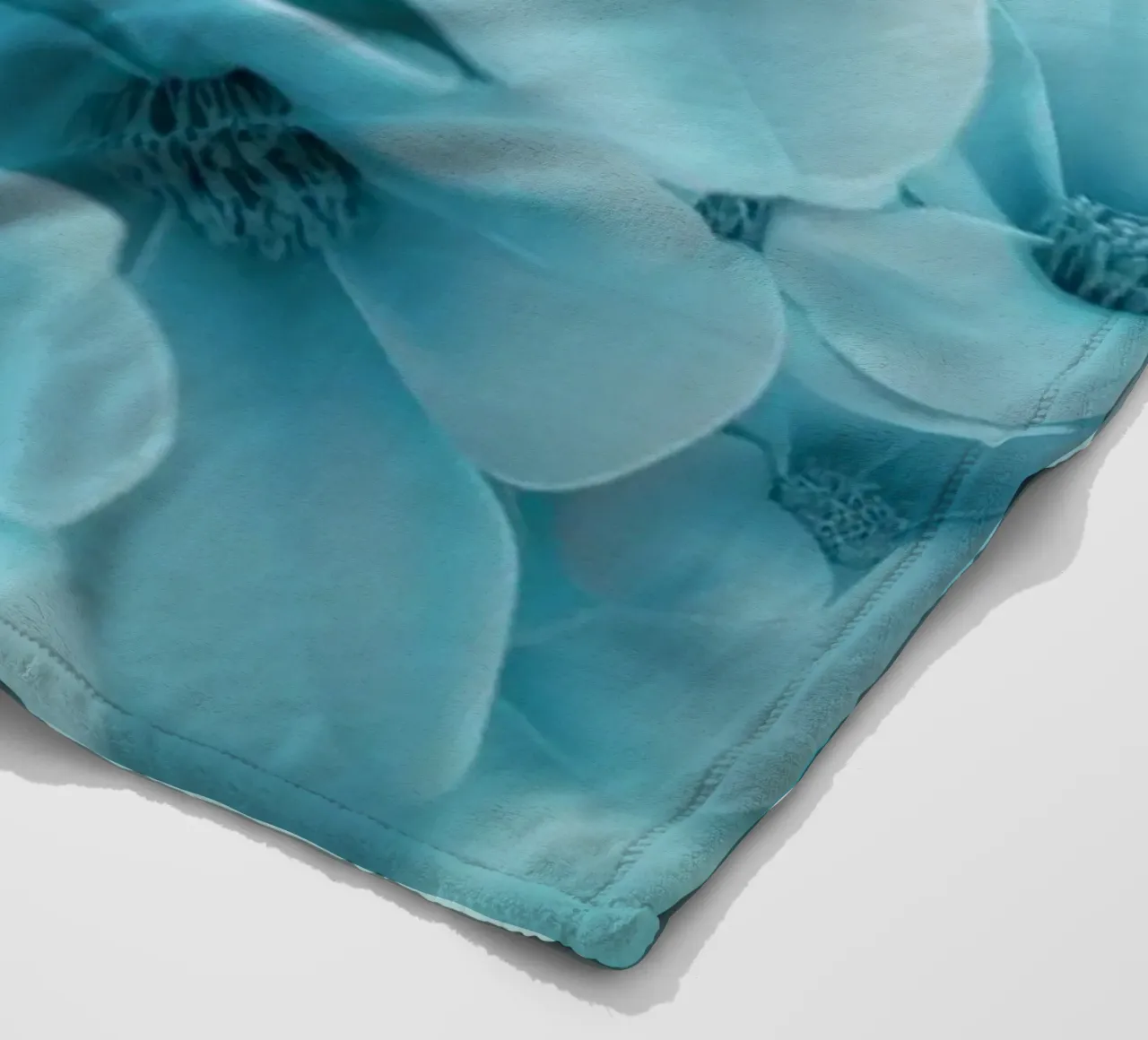 Fiori blu coperta in pile da Imagine