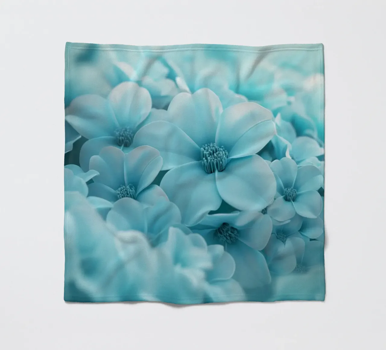 Fiori blu coperta in pile da Imagine