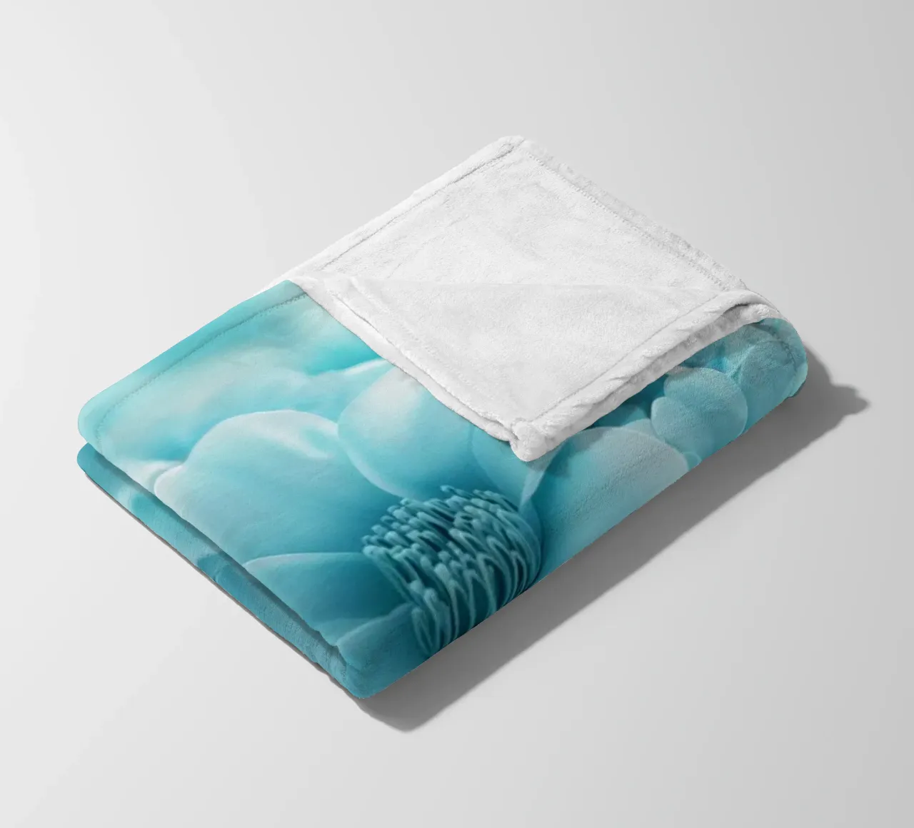 Fiori blu coperta in pile da Imagine
