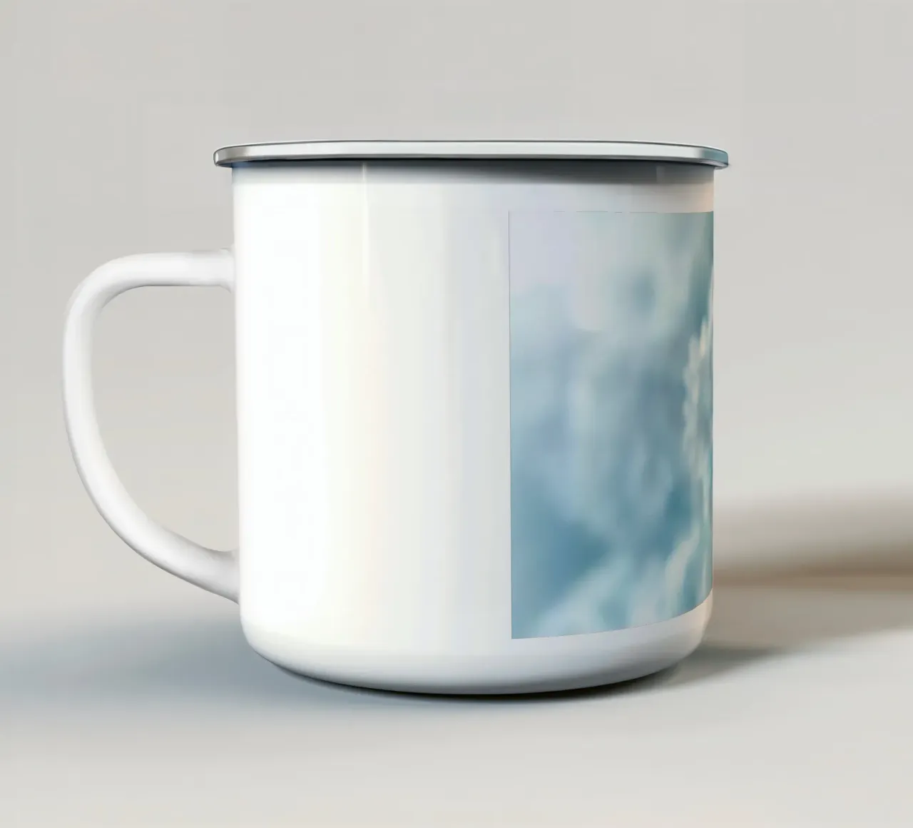Arte da parete di Imagine tazza in smalto da Imagine