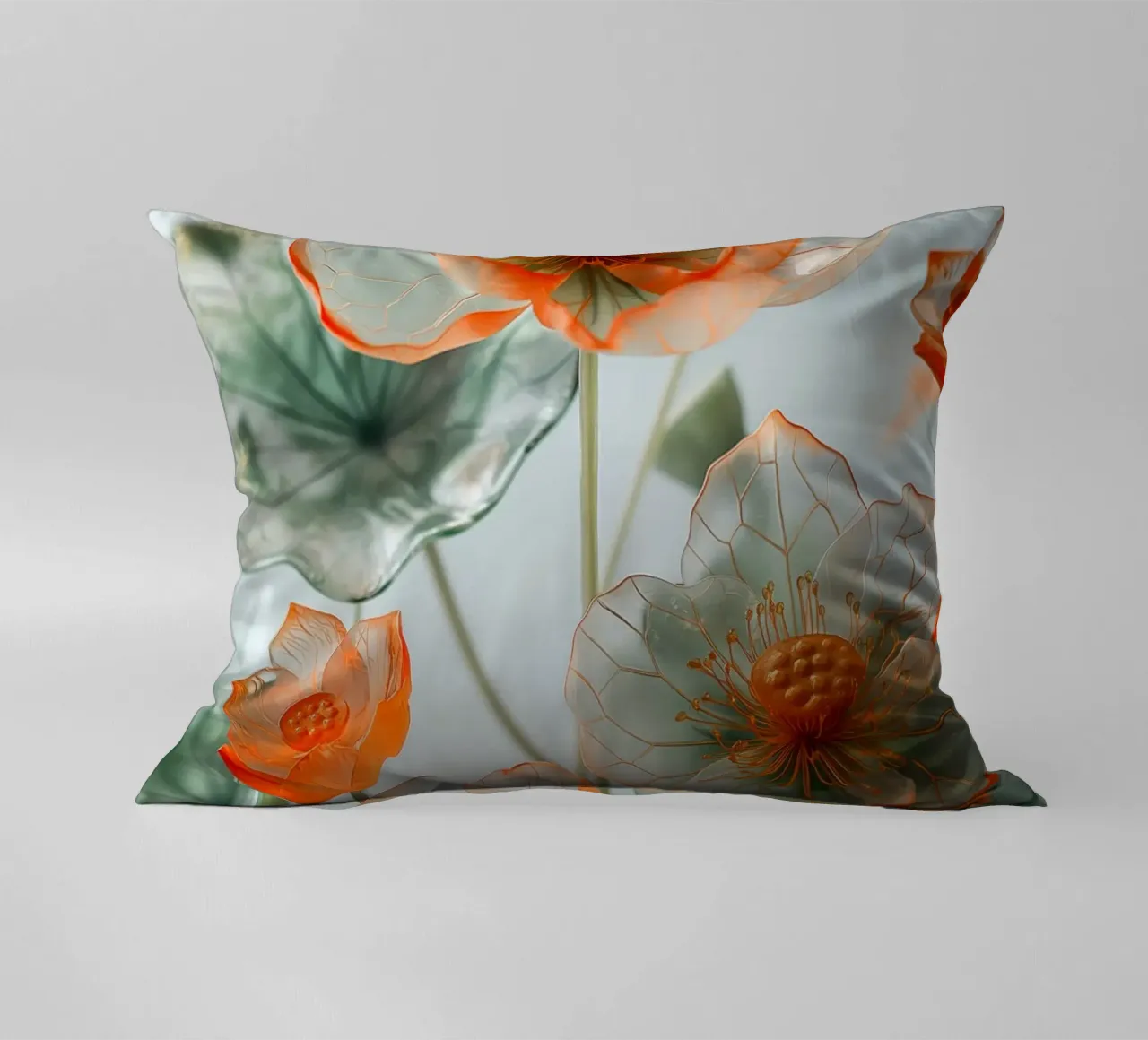 Transparente Blumen Kissen von Imagine