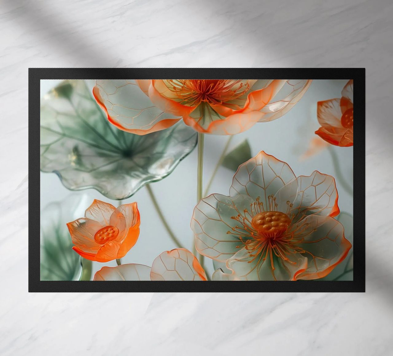 Fiori trasparenti zerbino da Imagine
