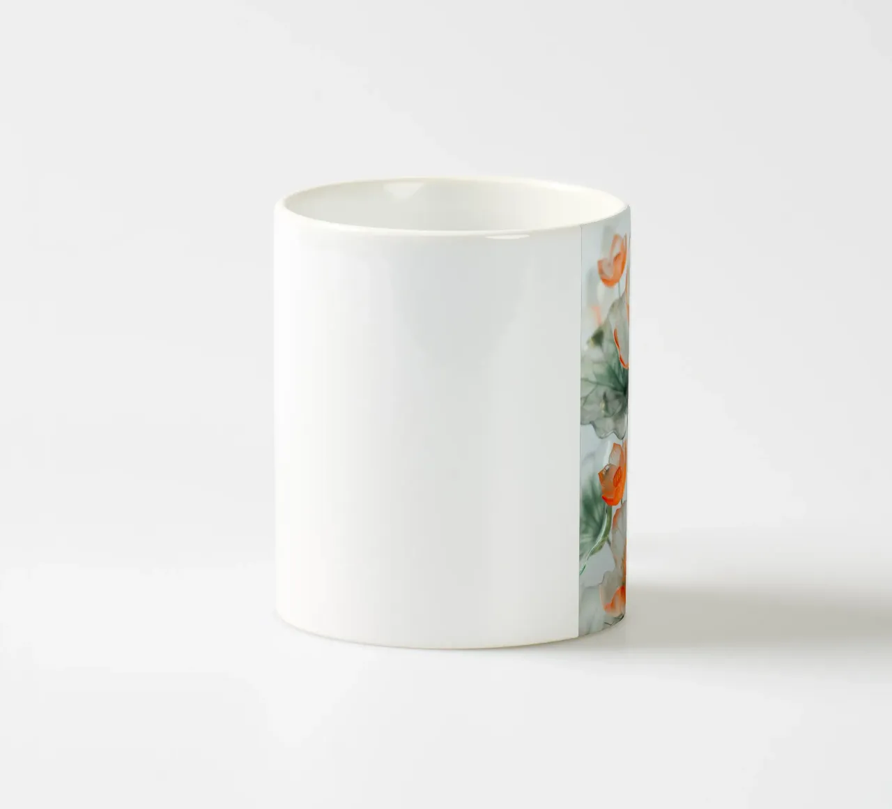 Fleurs transparentes mug en céramique de Imagine
