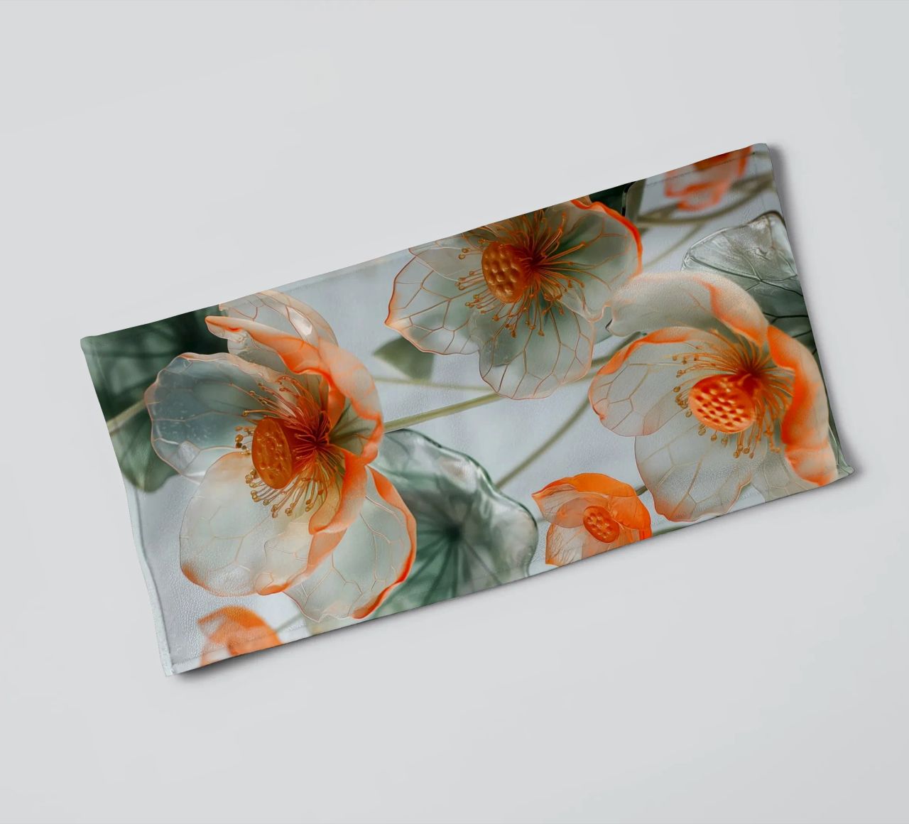Fiori trasparenti asciugamano da bagno da Imagine