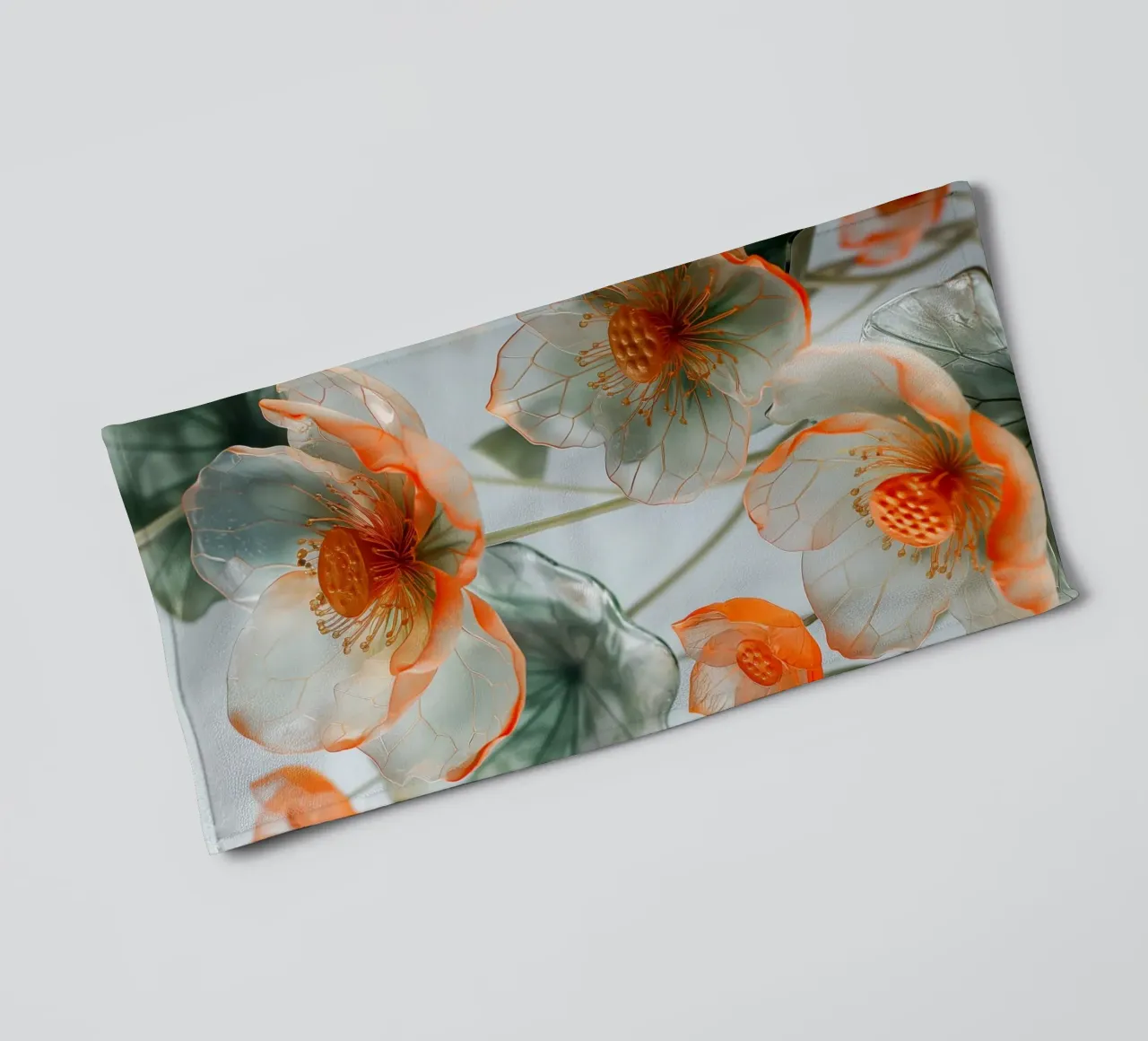 Fiori trasparenti asciugamano da bagno da Imagine