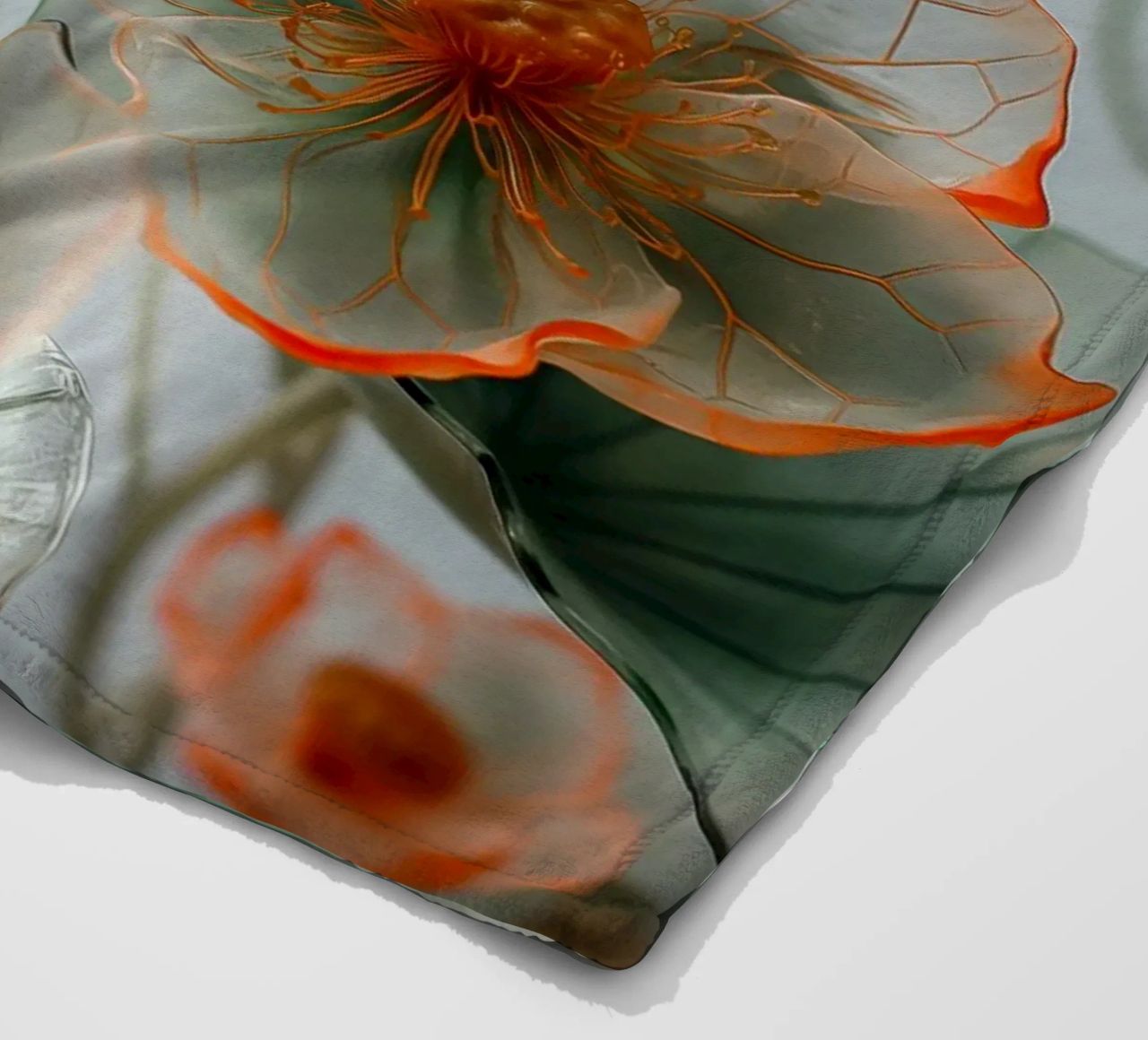 Fiori trasparenti coperta in pile da Imagine