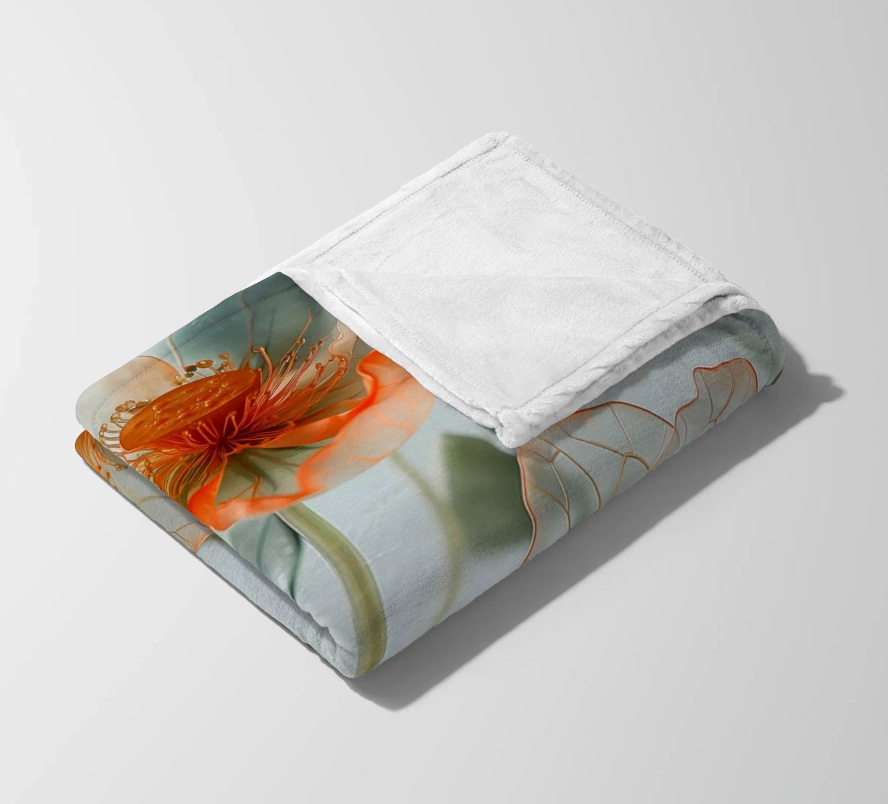 Fiori trasparenti coperta in pile da Imagine