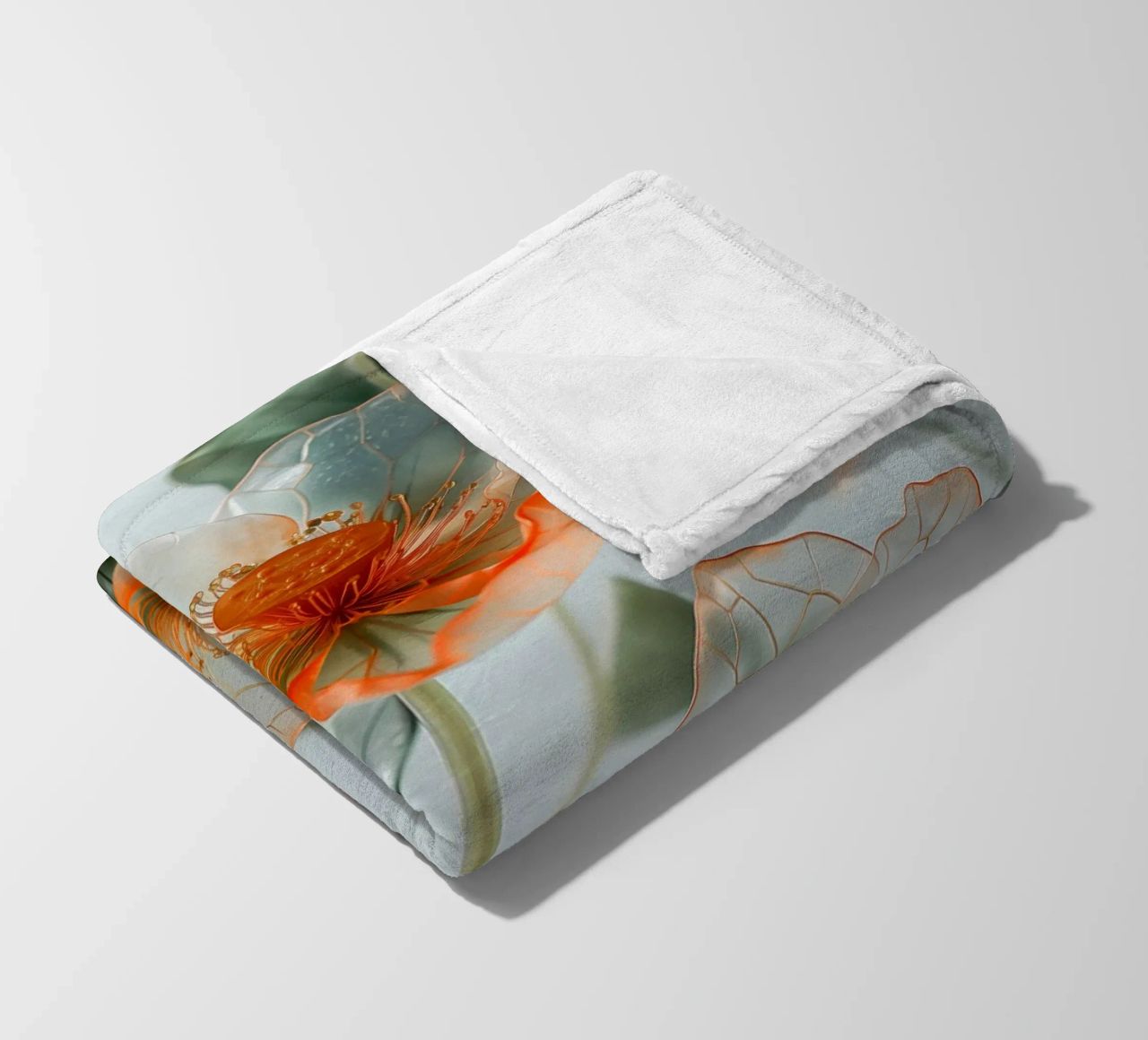 Fiori trasparenti coperta in pile da Imagine