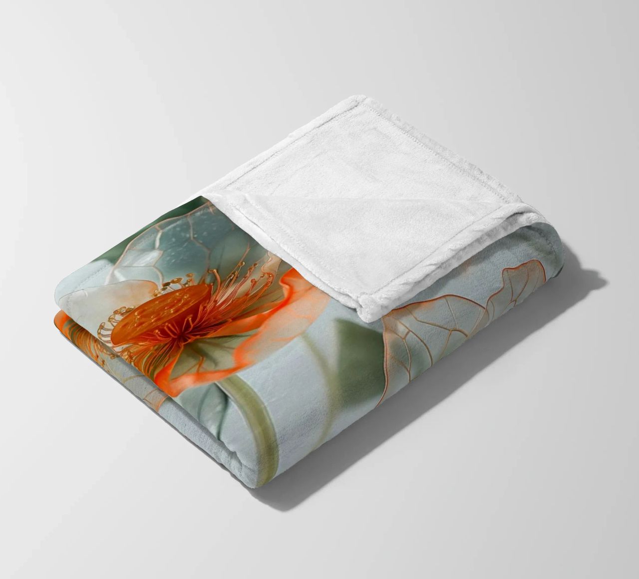 Fiori trasparenti coperta in pile da Imagine