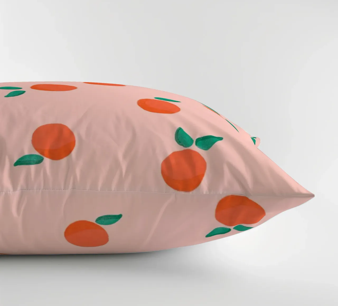 Fresh Summer Orange Fruit Pattern cuscino da showmemars