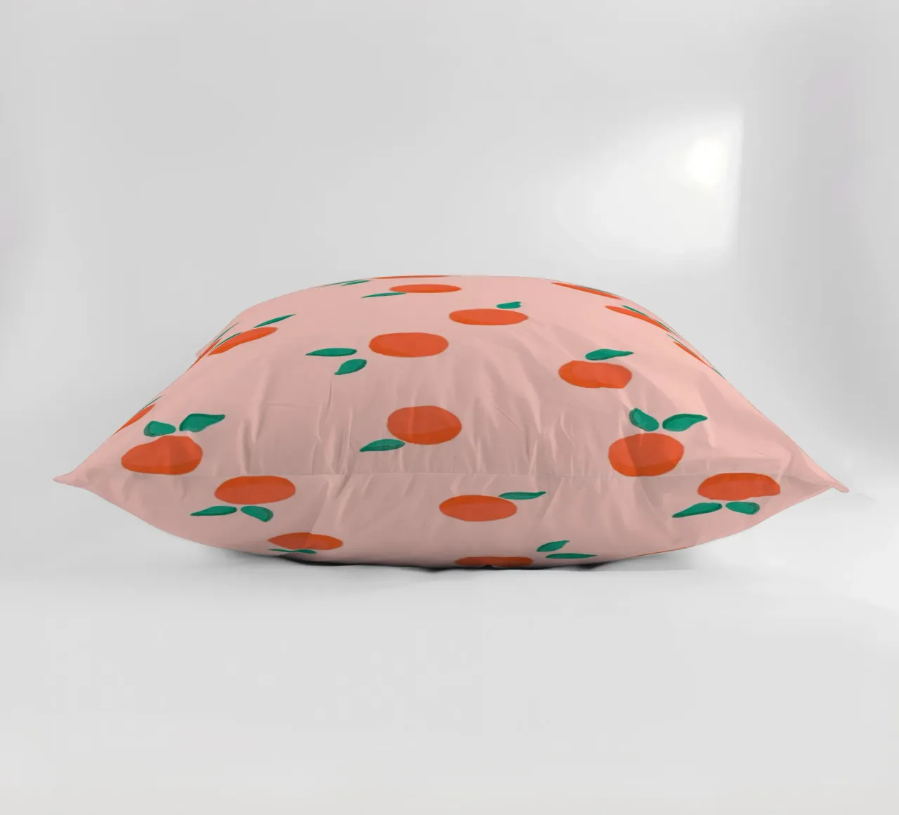 Fresh Summer Orange Fruit Pattern cuscino da showmemars