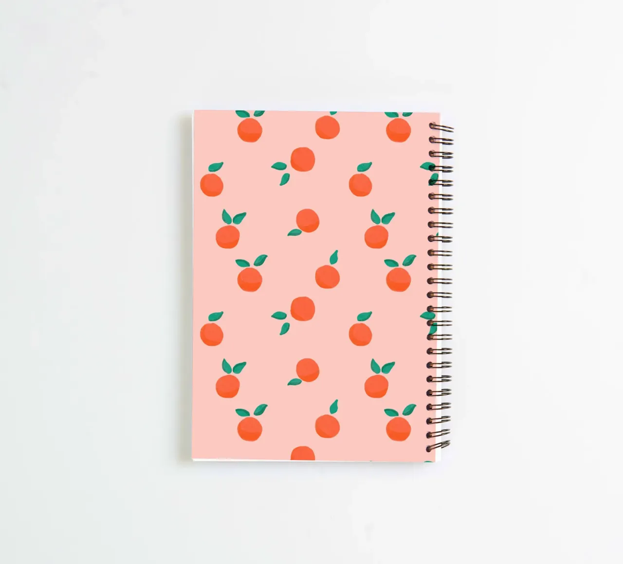 Fresh Summer Orange Fruit Pattern carnet à spirale de showmemars