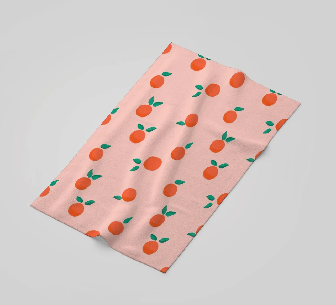 Fresh Summer Orange Fruit Pattern telo mare da showmemars