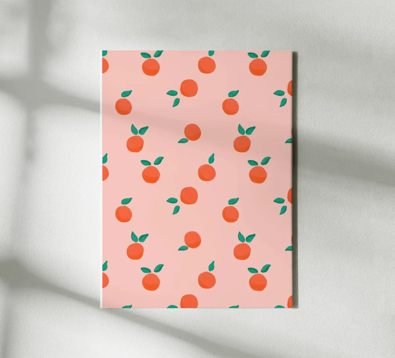 Fresh Summer Orange Fruit Pattern canvas by showmemars