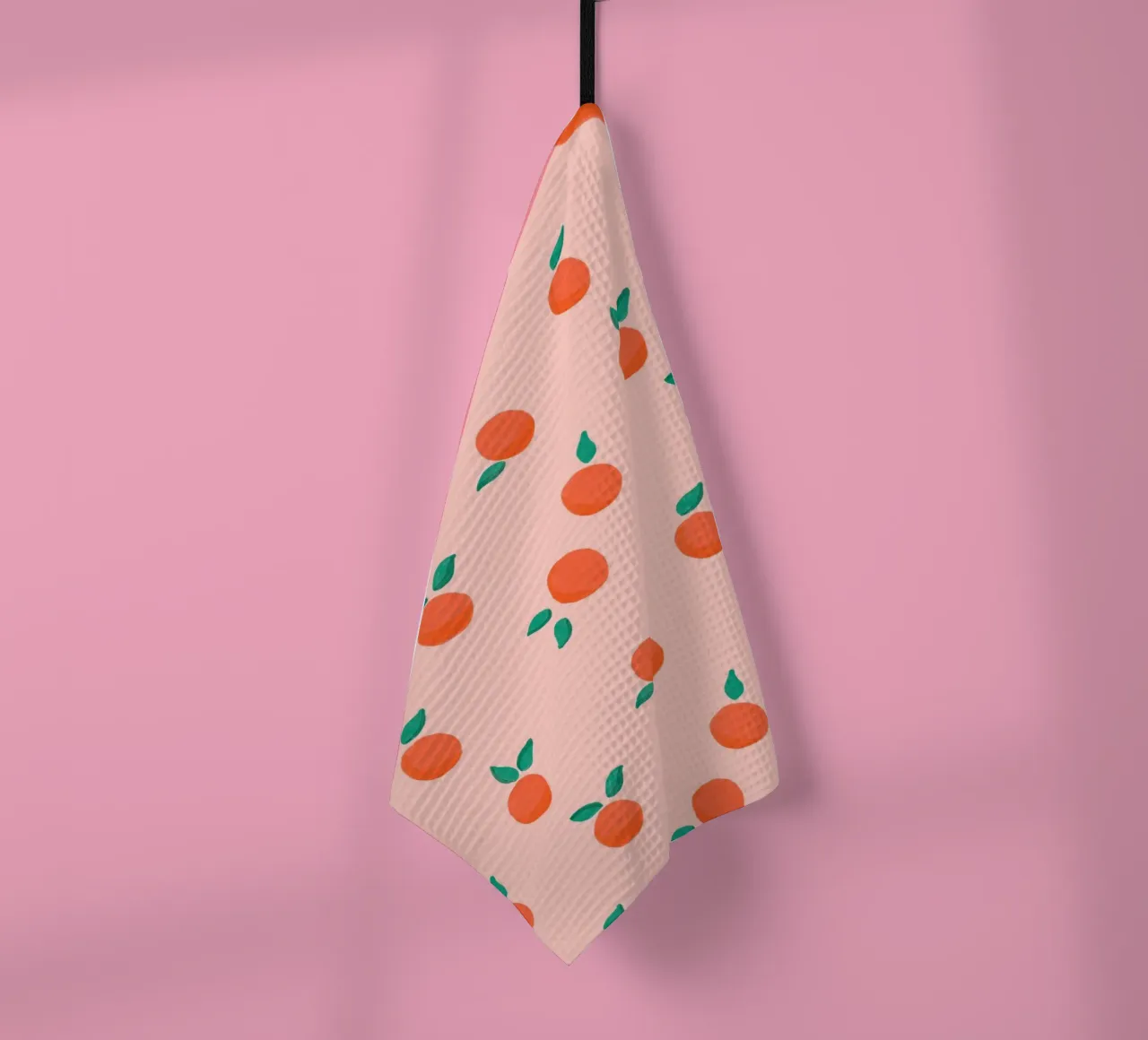 Fresh Summer Orange Fruit Pattern canovaccio da cucina da showmemars