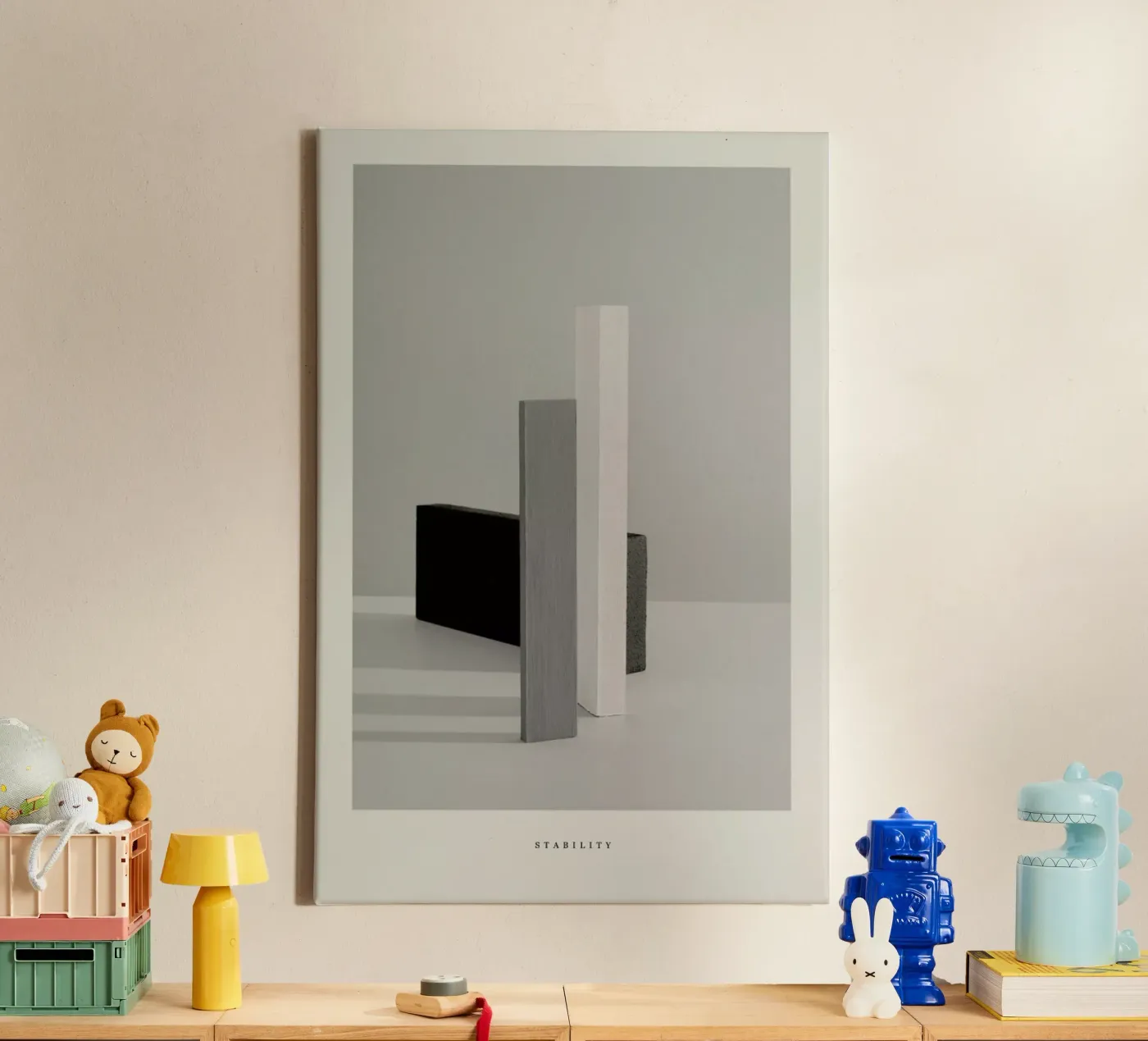 Stability canvas van Graphite