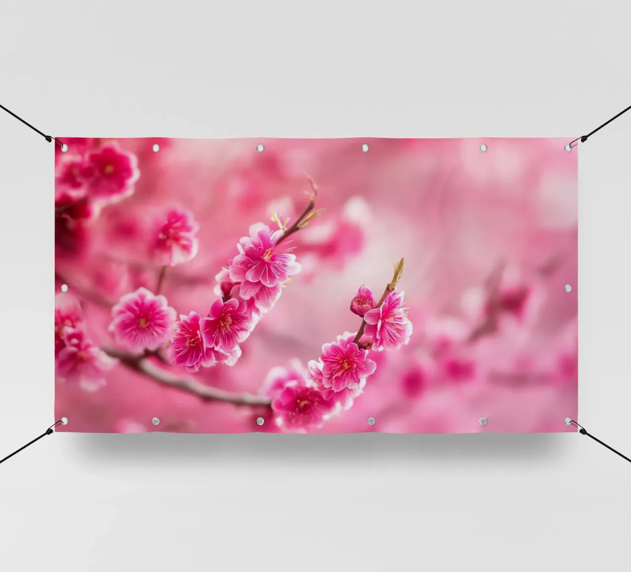Fiore rosa telo in pvc da Imagine