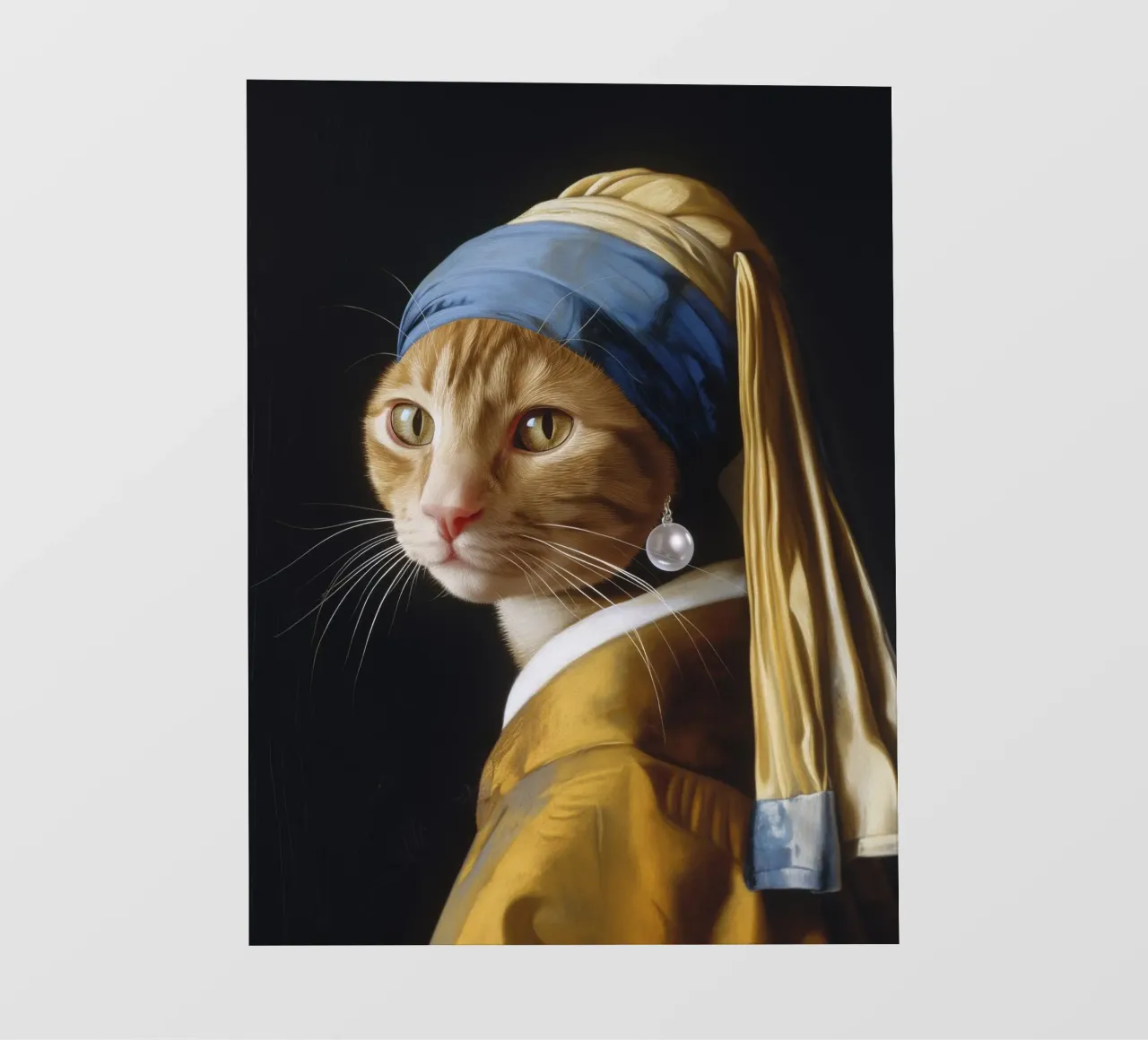 Il gatto con la perla telo in pvc da Imagine