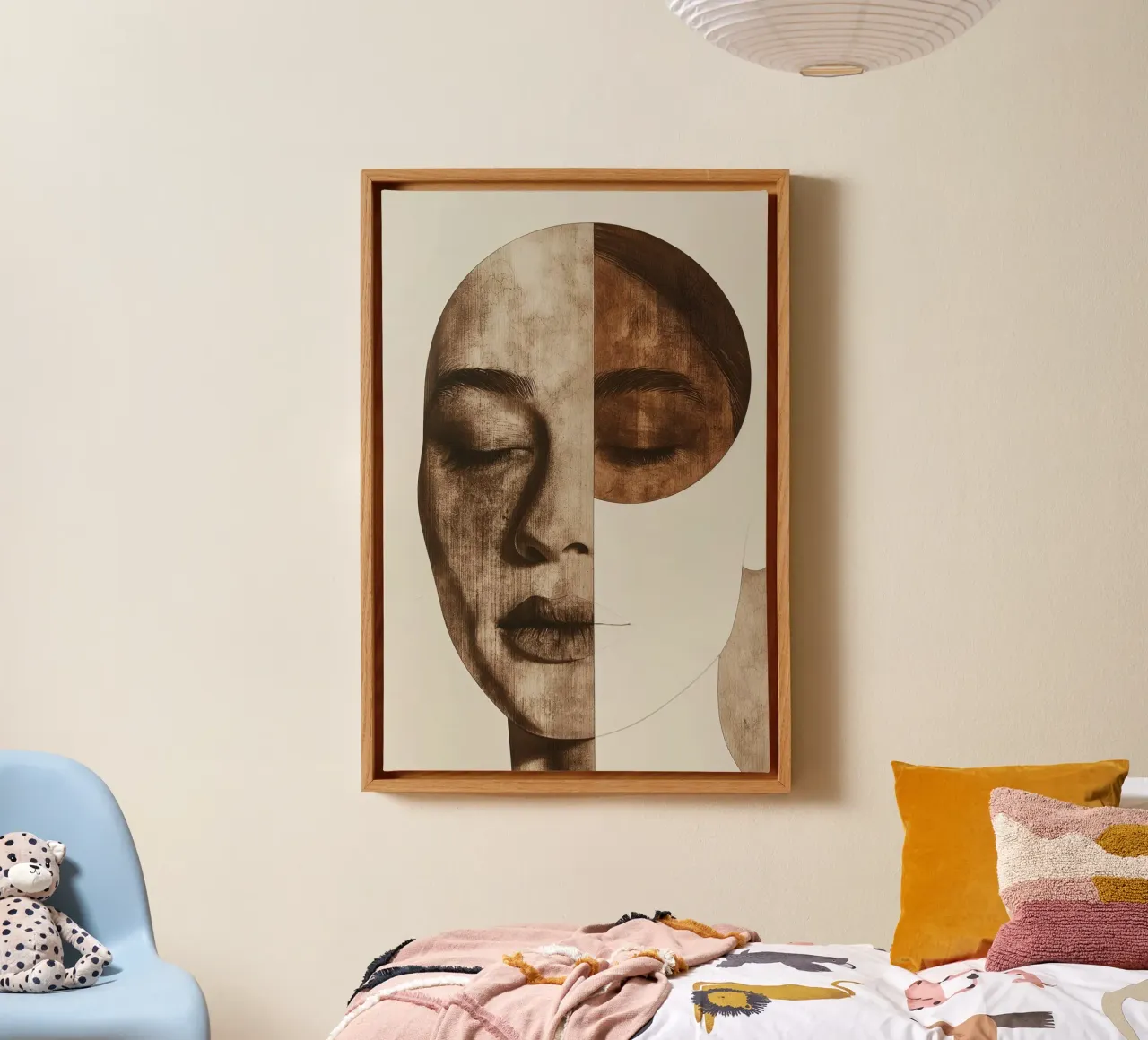 Wall-art by Imagine canvas with Floater frame by Imagine