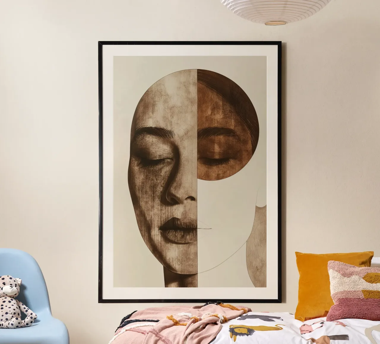 Arte da parete di Imagine poster con telaio in legno da Imagine