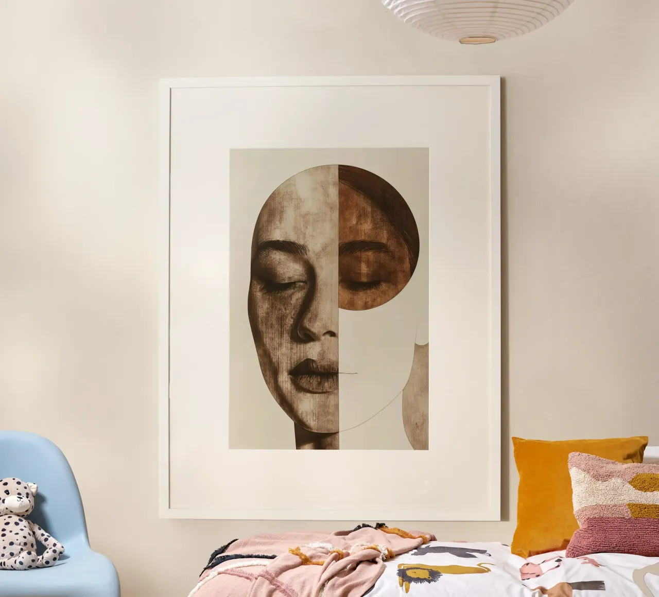 Arte da parete di Imagine poster con telaio in legno da Imagine