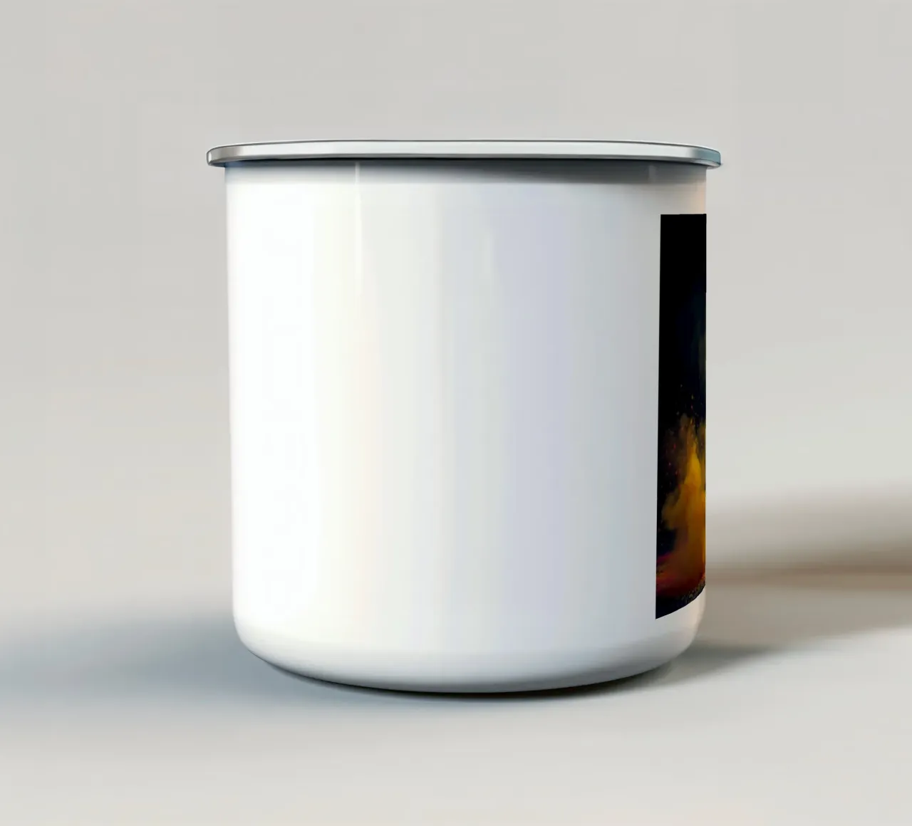 Le bouvier bernois coloré #135 mug en émail de Yumis.Beargang.and.Me