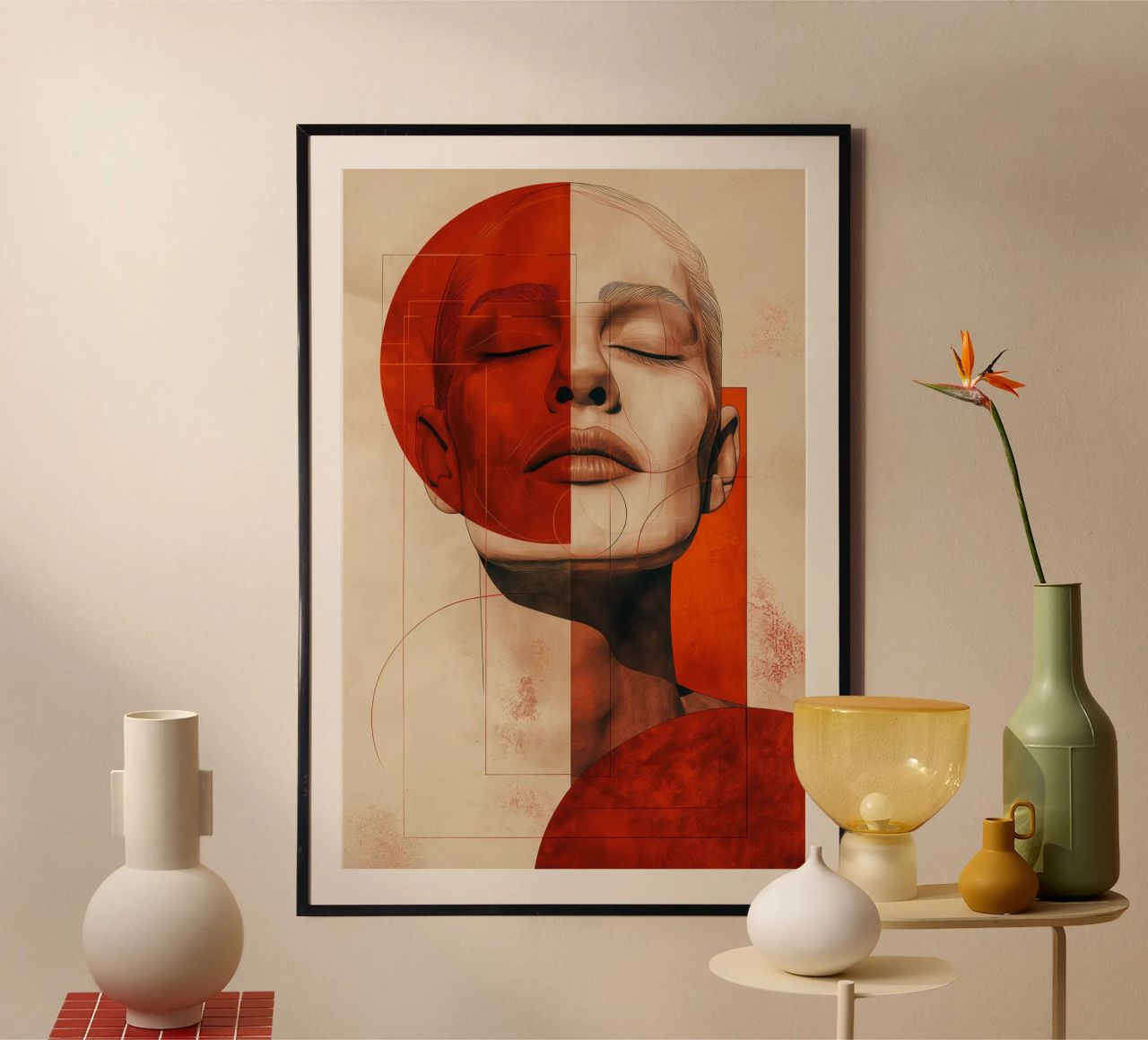 Abstract woman poster by Imagine