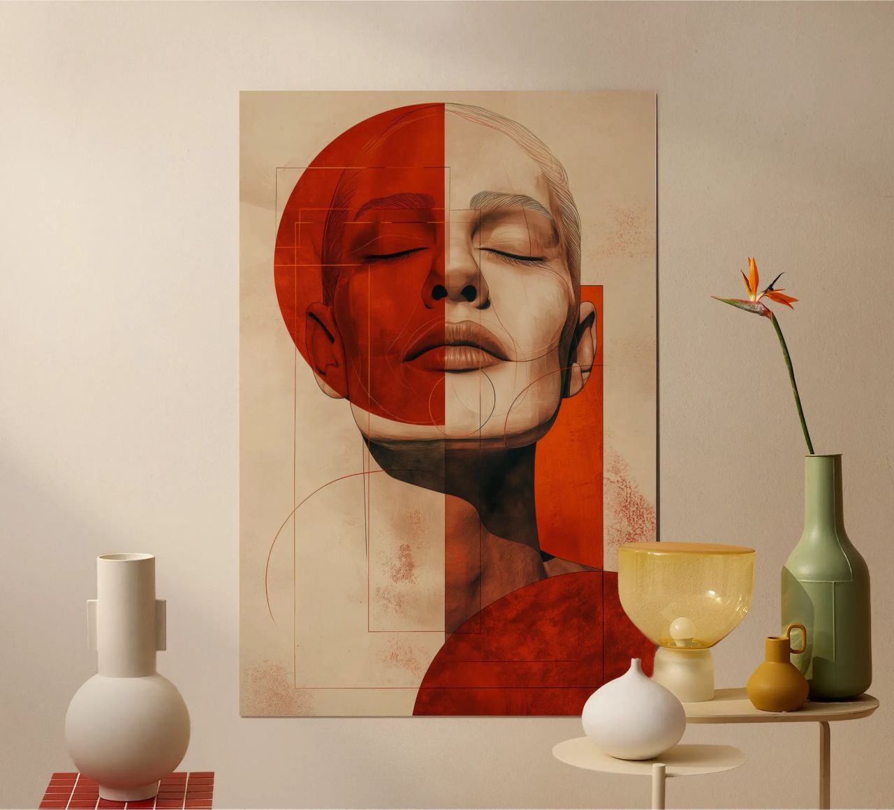 Abstract woman poster by Imagine