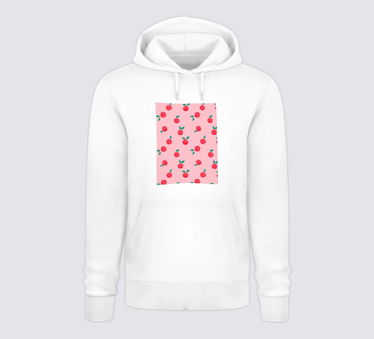 Fresh Summer Peach Fruit Pattern felpa con cappuccio da showmemars