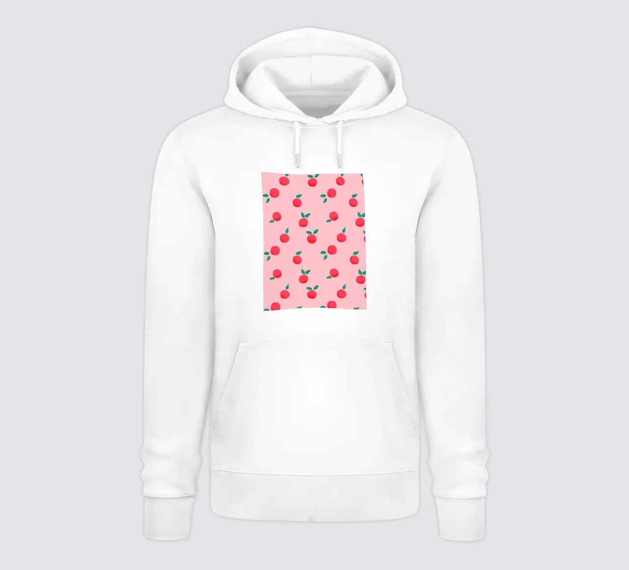 Fresh Summer Peach Fruit Pattern felpa con cappuccio da showmemars