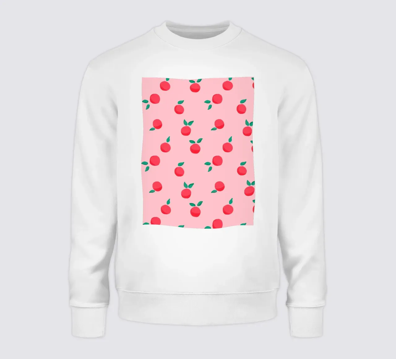 Fresh Summer Peach Fruit Pattern felpa da showmemars