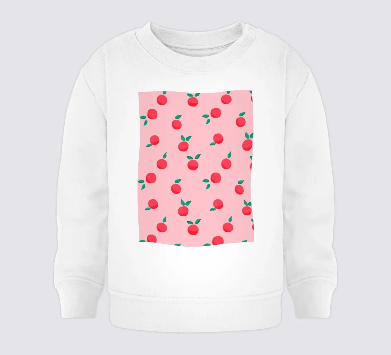 Fresh Summer Peach Fruit Pattern sudadera de bebé de showmemars