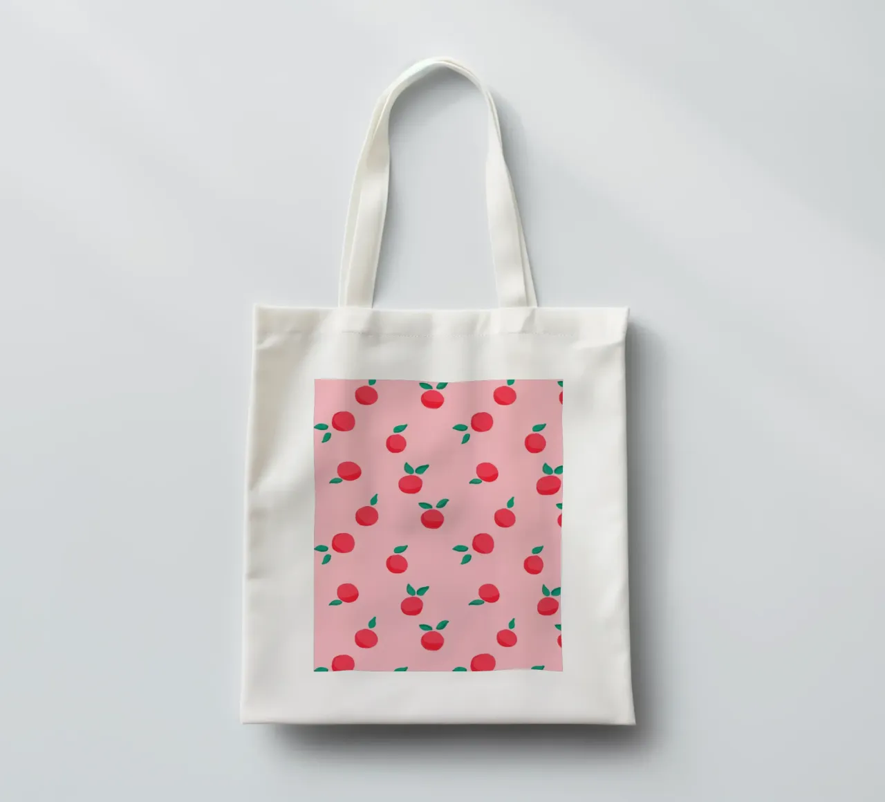 Fresh Summer Peach Fruit Pattern borsa in juta da showmemars
