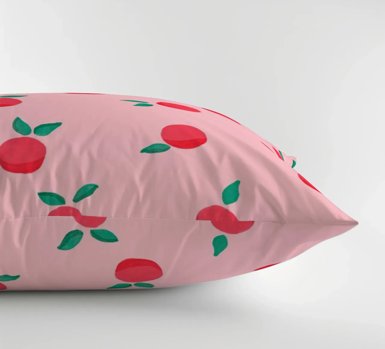 Fresh Summer Peach Fruit Pattern cuscino da showmemars