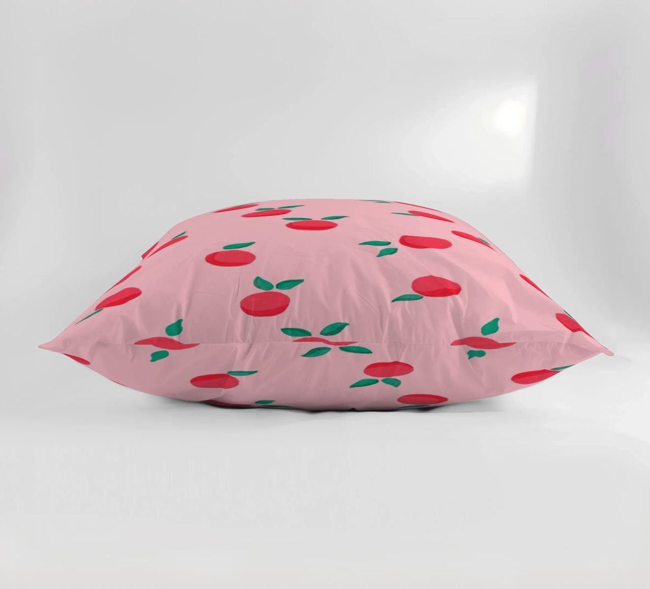 Fresh Summer Peach Fruit Pattern cuscino da showmemars